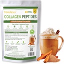 Peptidi di collagene di erba di MariGold Peptides polvere Pumpkin Spice 1LB - 100% puro, Tipo I & III Bovine idrolizzato Collagen, Non OGM, Ormone libero, Soy Free, Gluten Free, Dairy Free, Keto-Friendly