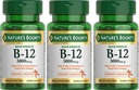 Vitamina di Bounty della natura B-12 5000 mcg, 40 compresse di dissolve rapida (pacchetto di 3)