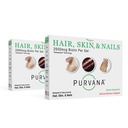 Wellgenix Purvana Hair, Skin, and Nails Vitamin - Softgels for High Absorption - Biotina a doppia resistenza 2500mcg, VIT A & B (30 conteggio) (Pacchetto di 2)