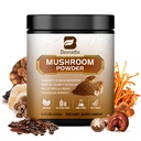 Mushroom Coffee - Lions Mane Mushroom Polvere caffè istantaneo con Lion's Mane, Reishi, Chaga, Cordyceps e Turchia Tail - Mushroom Coffe alternativa per l'energia, Mental Clarity & Focus, Brain Booster
