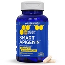 NATURAL STACKS Apigenin Supplemento per il sonno - 50mg Apigenin & 600mg Lemon Balm - Melatonin Free Sleep Aid - con Passion Flower Extract for Stress Support* - 120 Limoni Balm Capsule