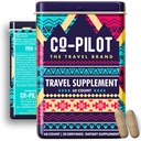 Integratore di vitamina di viaggio per volo e giornaliero, Jet Lag, Energia, Immune, Supporto per la digestione, Promuovere la calma con Ashwagandha, Rhodiola, Chia & D3 per il sonno migliore & Mood | Vegan, 60 Conte