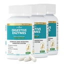 800mg Enzimi digestivi per gli uomini e le donne con probiotici e prebiotici, 8 Key Enzymes, Protease, Amylase & Lipase | 270 Capsules - A 90-Day Supply for Bloating & Gas Relief - Non-GMO