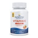 Nordic Naturals Vitamin C Gummies, Tart Tangerine - 60 Gummies - 250 mg Vitamina C - Supporto immunitario, Protezione Antiossidante, Crescita del bambino & Sviluppo - Non OGM, Vegan - 30 Serve