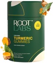 Gummie curriche Non ho aggiunto Zucchero I 95% Curcumina & Black Pepper Extract I per Adulti & Bambini I Non OGM I 100% Naturale & Organic I Terze Parti Testata I 500 mg I 60 Gummy