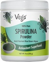 Polvere di Spirulina Organica - Blue Green Algae Plant-Based Superfood Blend - Antiossidante-Rich con clorofilla, Vitamine & Minerali per la pulizia, Energy & Immunity Support - Vegan, Non-GMO - 8 oz