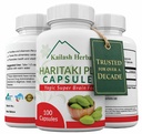 Capsule Haritaki Organici - Migliora la Digestione - Detossicazione & ringiovanimento - Mantiene Regolarità - Funzione cerebrale- 100 capsule Terminalia chebula | Vegan, Non-GMO