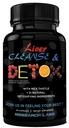 Laboratori di ricerca Dottore Raccomandato Premium Liver Detox Cleanse & Support w/Milk Thistle, Beet, Dandelion. 23 Potenti Erbe...