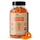 TruHeight Kids Appetite Booster Gummies (Ages 2+) Tutti i bambini naturali, bambini e adolescenti Appetite Stimulant a mangiare di più - Supplementi di guadagno di peso - Vitamine per i bambini sottopeso - Vitamina di Ea Picky Eater
