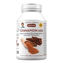 ANDREW LESSMAN Cinnamon 400mg - 120 capsule - Alta potenza, Estratto standardizzato. Niente additivi. Piccolo facile da ingoiare capsule