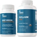 Dr. Tobias Profondo Probiotici e Prebiotici e Psyllium Daily, Supporta la Salute Digestiva, Funzione Immune Gut, Supplemento Fibra Giornaliero in Sostegno alla Salute Colon con 4.4. miliardi di CFU