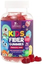Gummie di fibre per bambini, supplemento giornaliero di fibra gommosa da 4g, supporto per la salute digestivo prebiotico - fibra solubile basata sulle piante della natura, supporta la regolarità e la digestione per i bambini non OGM - 120 Gummies