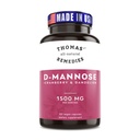 Thomas' all-natural Remedies D-mannose 1200mg - con Mirtillo e Dandelion - Tratto urinario naturale e UTI Health Support - Migliori capsule dmannose - NO fillers, All-Natural, Vegan - 120 Capsule