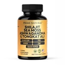 Shilajit 10.000mg, Irish Sea Moss 2000mg, Ashwagandha 3000mg, Tongkat Ali 30.000mg, Boron, Magnesium, PQQ & More | 60 capsule - 30 giorni di fornitura