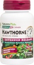 Natures Plus Herbal Actives Hawthorne - 300mg, 3,2% Vitexin, 30 Vegan Tablets - 30 Serve