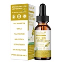 Mulittea Mullein Drops for Lungs & Lymphatic Drainage-5-in-1 Estratto di erbe liquido con radice di Marshmallow, Elderberry, Liquirizia Root-Lung Cleanse & Respiratory Support-Non-GMO, Vegetarian-2 Fl Oz