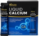 Supplemento di calcio liquido senza età per le donne e gli uomini con estratto di basso mare e vitamina D8 - Supplementi di resistenza di Bone ad alto assorbimento, aroma naturale, senza glutine - 25 ml (15 conteggio)