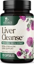 Detox & Repair Formula - 20-in-1 Advanced Liver Support Supplement with Silymarin Milk Thistle, Dandelion Root, Artichoke Extract, Turmeric, Choline, & Beetroot - 120 capsule vegetali