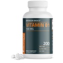 Bronson vitamina B1 100mg, Non OGM, 200 compresse vegetariane