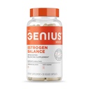 Equilibrio Genius, Supplemento Dim - Blocker per uomini e donne - ormoni, acne ormonale e menopausa - Inibitore di aromatasi con estratto di semi di uva & BioPerine - 30 capsule