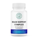 Brain Support Complex - Supplemento di supporto cognitivo avanzato con Ginkgo Biloba, Bacopa Monnieri, Phosphatidylserine, Huperzine-A, St. John's Wort - 30 Ct