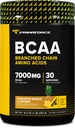 Primaforce BCAA Powder (Pineapple Mango) (30 Serve) - 7000MG 2:1:1 BCAAs, Post-Workout Recovery Drink con aminoacidi e sale reale per uomini e donne