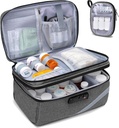 Sacchetto di stoccaggio della medicina di Trunab con serratura combinata, organizzatore della bottiglia di pillole bloccabili, caso di trasporto di farmaci per scatola di medicina, prescrizione, vitamine, rimedi o forniture mediche