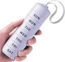 Organizzatore di pillole di 7 giorni, scatola di viaggio con disegno di apertura senza sforzo, Zoksi organizzatore settimanale di medicina BPA con grande contenitore, custodia impermeabile portatile per la vitamina, olio di pesce, supplemento