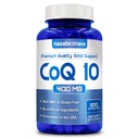 CoQ10 400mg capsule | Vegan Friendly Coenzyme Q10 400mg per porzione da facile assorbimento Ubiquinone supplemento per il cuore della pelle e il supporto energetico | Made in USA in cGMP Facilities (100 Servings)
