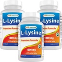 I migliori naturali L-Lysine 1000mg 180 compresse (180 conteggio (pacchetto di 1)) (3 bottiglie)