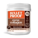 Proteine del collagene dell'energia del cioccolato fondente, 19.3 once, Carburante senza caffeina con vitamine e antiossidanti, Miscela con Ginseng, Magnesio, Frigo Cordyceps