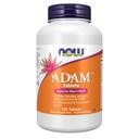 NOW Integratori alimentari, ADAMTM Multivitaminico maschile con Palmetto Segato Segato Segato, Licopene, Acido Alfa Lipoico e CoQ10, Plus Natural Resveratrol & Grape Seed Extract, 120 compresse