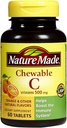 Natura fatta vitamina C 500 mg compresse masticabili, arancione 60 ea (pacchetto di 4)