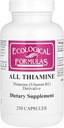 Formula ecologica Allithiamine Vitamina B1 capsula, 50 mg, 250 conte