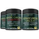 Bundle 7in1 curcumina e 5in1 Ashwagandha Shilajit supplemento