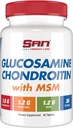 SAN Premium Glucosamine Chondroitin con MSM Complex per il supporto congiunto - Formula naturale per giunti sani e mobilità. 30 Serve