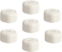 Cadence Travel Containers - Pill Case Set - Capsule da Viaggio Magnetici,Organizzatore di Medicina Del Giorno per Pillole, Integratori, & Vitamine - 7 Flex Smalls (0.56oz) per Organizzatore di Pillole Settimanale - Sand