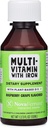 NovaFerrum Delish | Vegan Multivitamin con ferro per neonati, bambini e bambini | Supporto immunitario | Organic Plant-Based D-3 | Gluten Free | Vegan Verified | Sugar Free | 1.69 Fl Oz (50 mL)