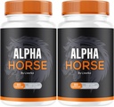 (2 Pack) Alfa Cavallo, Alfa Cavallo Pillole per Uomini, Alfa Cavallo Capsule, Alfa Cavallo Supplemento, Alfa Cavallo Vitamina Tutto Naturale Premium Formula, Alfa Cavallo Supplemento Supporto, 120 Capsule per 2 Mesi