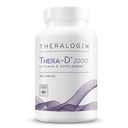 Theralogix Thera-D 2000 Vitamina D Supplemento - 2000 IU (50 mcg) Vitamina D3 Compresse - 180-Day Supply - Integratore di supporto immunitario per le donne e gli uomini - Aids Bone & Heart Health - NSF Certified -180 Tablets