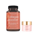 Risparmio di bellezza, collagene Booster, supplemento di collagene per la cura della pelle e la salute comune 60Caps & crema di faccia, 1.7 oz