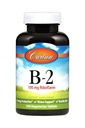 Carlson - B-2, 100 mg Riboflavin, Produzione Energetica, Vision Support & Healthy Skin, 250 compresse vegetariane