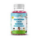 Vitamatic Kids Magnesium Calm Gummies - 60 Vegan Count - Grande Degustazione - Promuovi sano, muscolo, ossa e supporto energetico