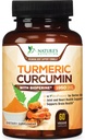 Curcumina curcuma curcuma supplemento 1950mg - 95% Curcuminoidi con estratto di peperoncino nero e curcuma organico per migliore assorbimento, supporto misto vegano della natura, non OGM, imbottigliato negli Stati Uniti - 60 capsule
