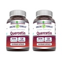 Incredibile formulas Quercetin 500mg Veggie Capsule Supplemento | Non OGM | Gluten Free | Supporti Salute &amp; Benessere (120 Count | 2 Pack)