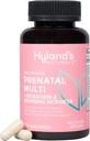 Hyland's Easy Morning Prenatal Multivitamin and Digestive Health and Morning Sickness Relief, 60 Vegan Capsule con Folate, Choline, Zinc, Ginger Root, Prebiotics e Algae DHA