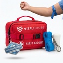 Kit di pronto soccorso 346 Pezzo Sopravvivenza - Kit medico Trauma Impermeabile Professionale per Emergenza, Ideale per Casa, Ufficio, Auto, Viaggi, All'aperto, Camping, Escursioni - Portable Emergency Supplies Bag
