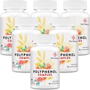 67.500 MG Polyphenols Supplemento - Antiossidanti potenti & Polyphenol per la difesa dell'età, Superfood polifenolo, Quercetina, Resveratrolo, Tè verde, Basato vegetale & energia, Supporto immunitario, 540 capsule