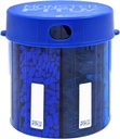 XL Supplemento Pill Dispenser Bottiglia, 7 Confronto, Etichette, Facile Aperto, Anti-Mixing, UV Protected Organizer, Extra Large Monthly Vitamin, Monster Fit Medication Holder (Cobalt Blue, Large)