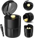 Pillola Crusher Pillola Grinder Cutter con scatola di stoccaggio Pillole Crushers per animali domestici
